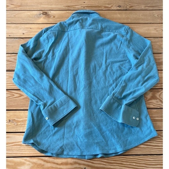 Rare Rabbit Button Down Shirt Size Large Men’s Turquoise - Picture 2 of 9
